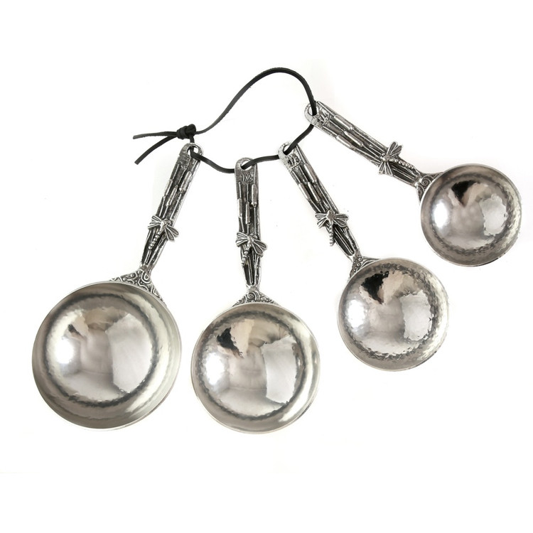 Dragonfly Pewter Measuring Cups 